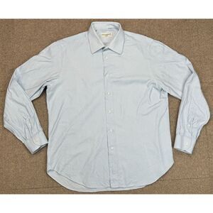 Eddy Monetti Casa Fondata Men's Check‎ Long Sleeve Dress Shirt Size 16.5-42